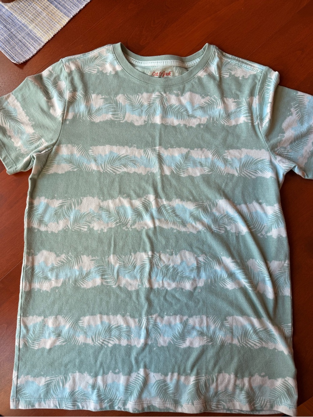 Cat & Jack Mint Green Palm-Print T-Shirt